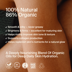 100% Natural 86% Organic