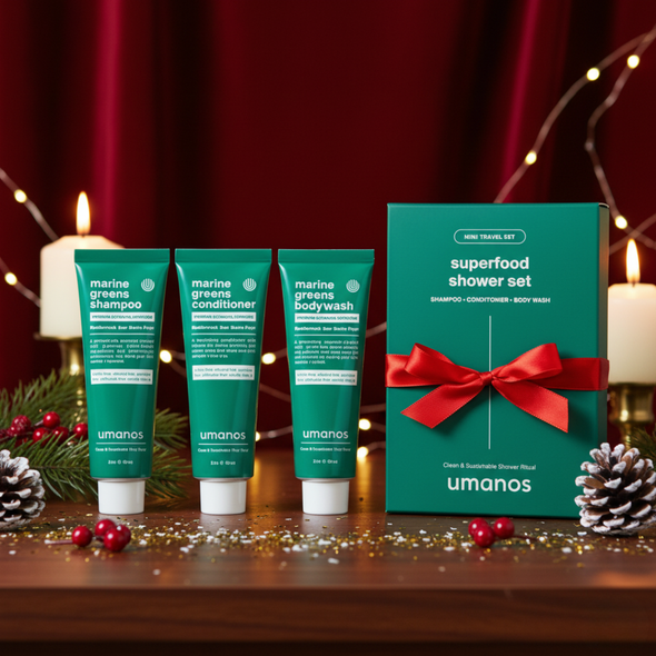 Mini Travel Shower Trio Gift Set